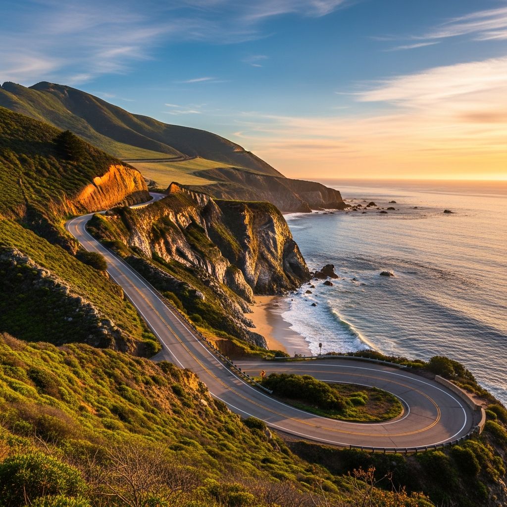 Discover breathtaking cliffs, charming seaside towns, and iconic landmarks on this ultimate 5-day drive along California's stunning coastline.