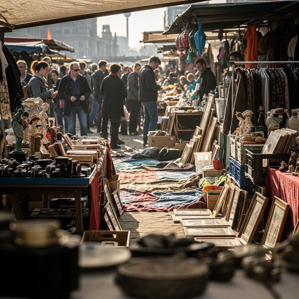 Explore Berlin's vibrant flea markets for unique vintage finds, antiques, and local culture every weekend.