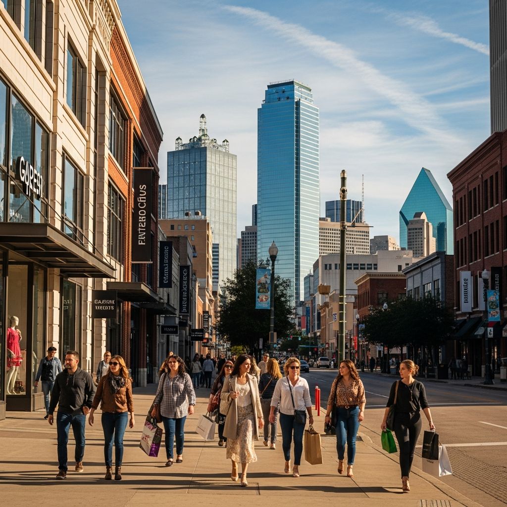 Explore Dallas's premier shopping destinations, from luxury malls and historic flagship stores to vibrant neighborhood boutiques offering unique finds for every taste and budget.