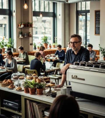 Discover James Murphy's innovative all-day cafe in Williamsburg, blending premium coffee, music, and natural wines for the ultimate linger spot.