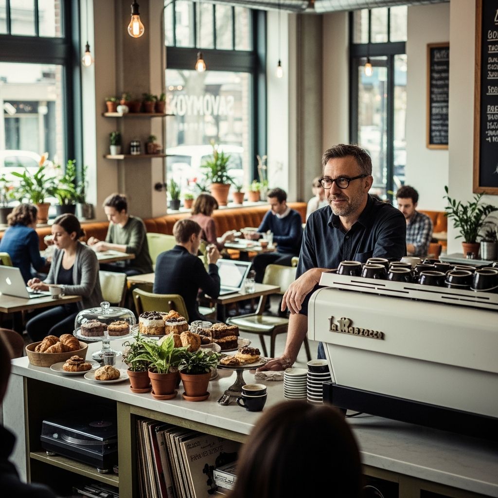 Daymoves Brooklyn: James Murphy’s Cafe Venture Discover James Murphy's innovative all-day cafe in Williamsburg, blending premium coffee, music, and natural wines for the ultimate linger spot.