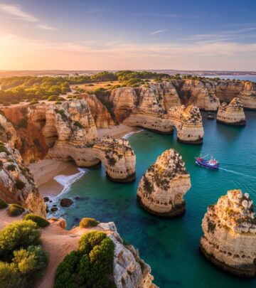 Explore Portugal's stunning southern coast: from dramatic cliffs and hidden caves to historic towns and vibrant beaches in the Algarve region.