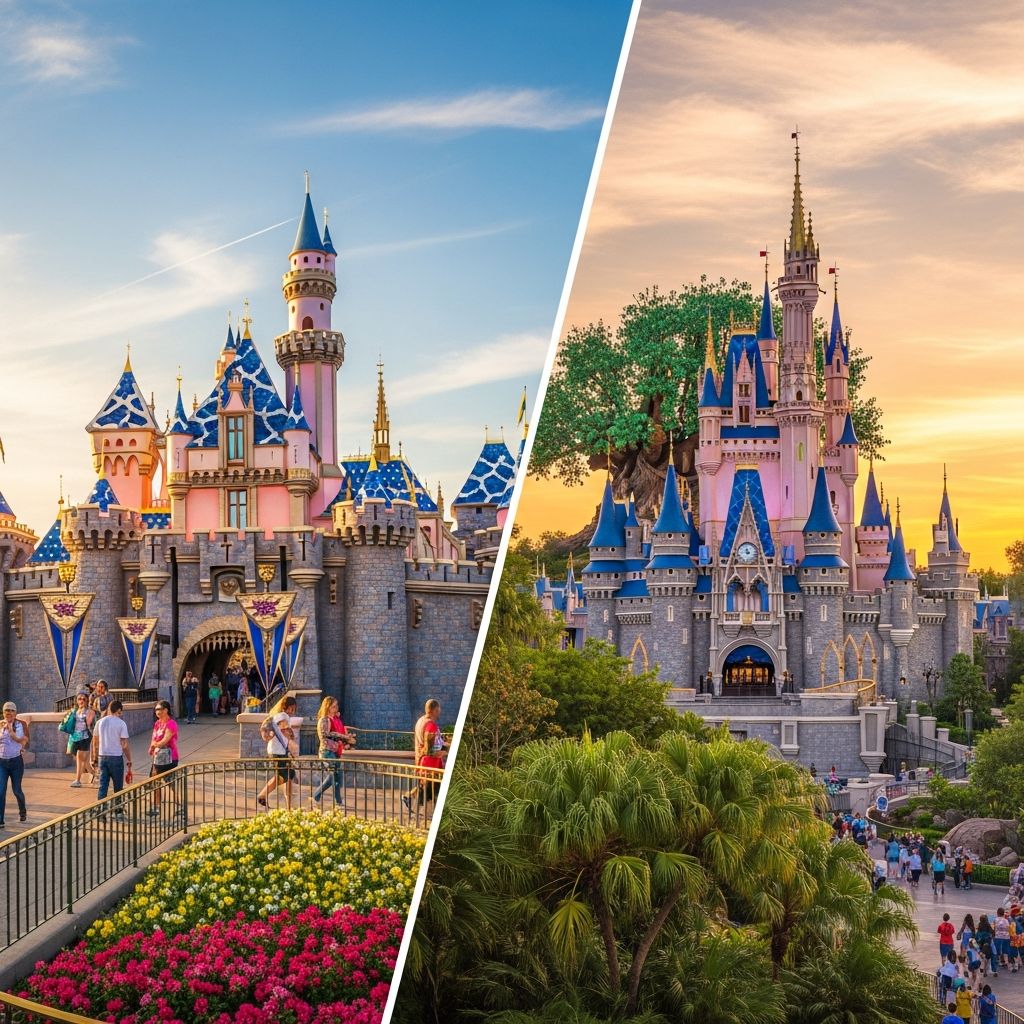 Disneyland vs. Disney World: A Complete Resort Comparison Understand the key differences between California's compact resort and Florida's expansive destination