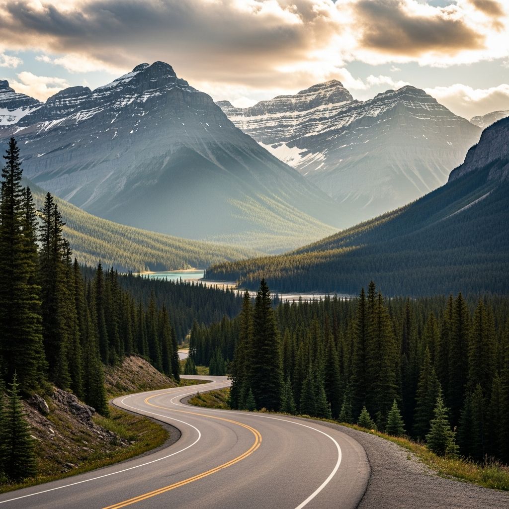 Discover breathtaking national parks, turquoise lakes, and wildlife on this ultimate driving adventure through Alberta and British Columbia's stunning landscapes.