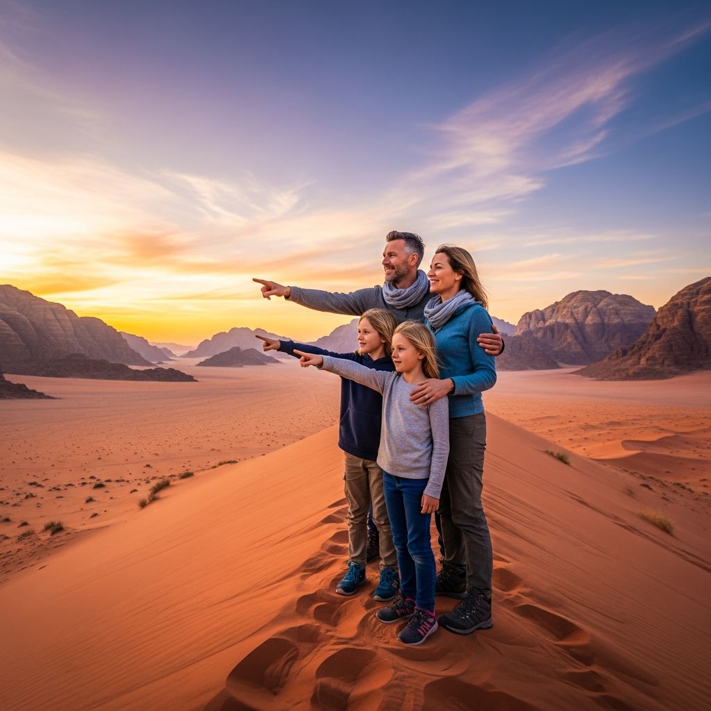 Discover Jordan's ancient wonders and desert thrills tailored for families with children of all ages.