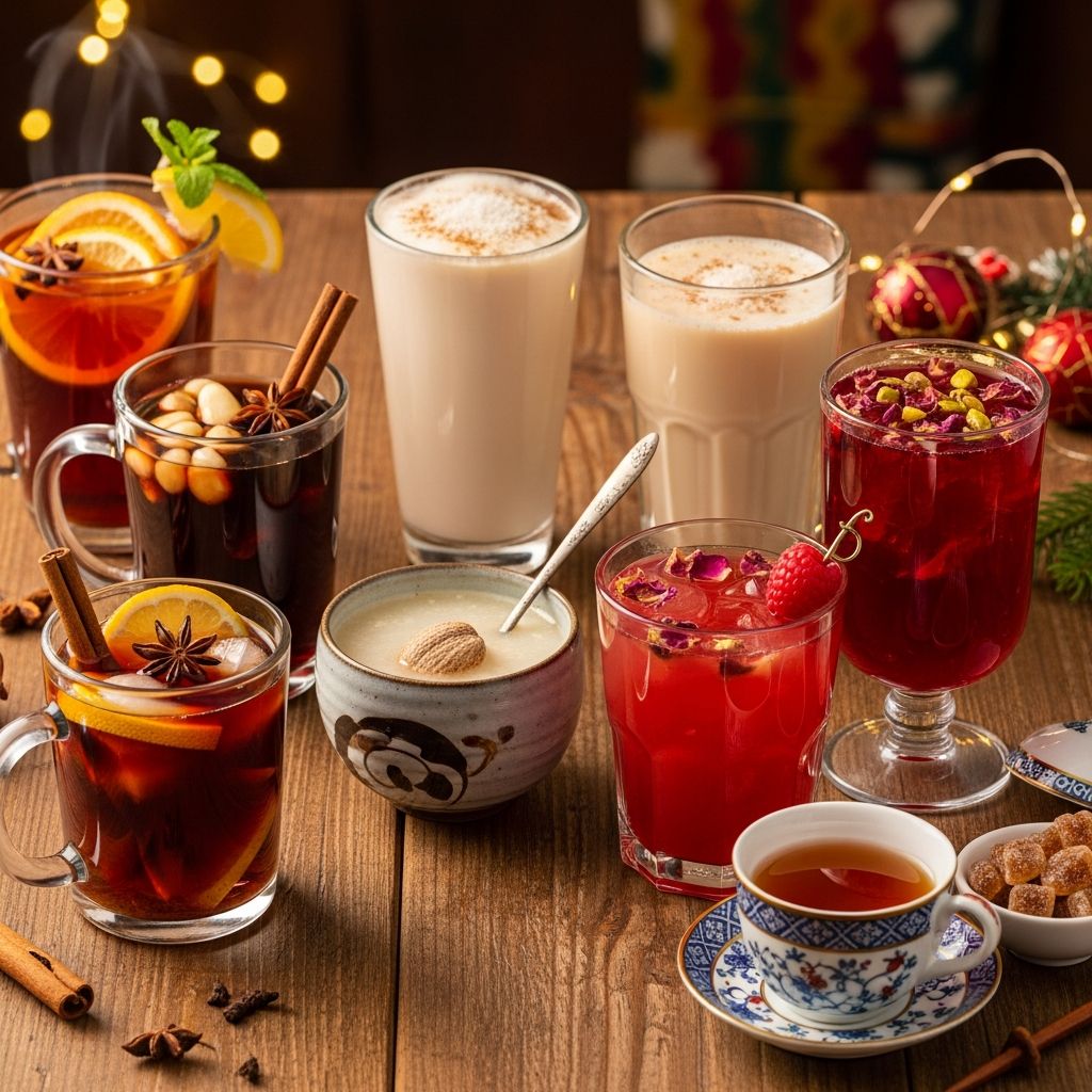 Festive Sips Worldwide: Easy Global Holiday Drink Recipes Discover warming punches, creamy elixirs, and sparkling toasts from global holiday traditions that capture the spirit of celebration.