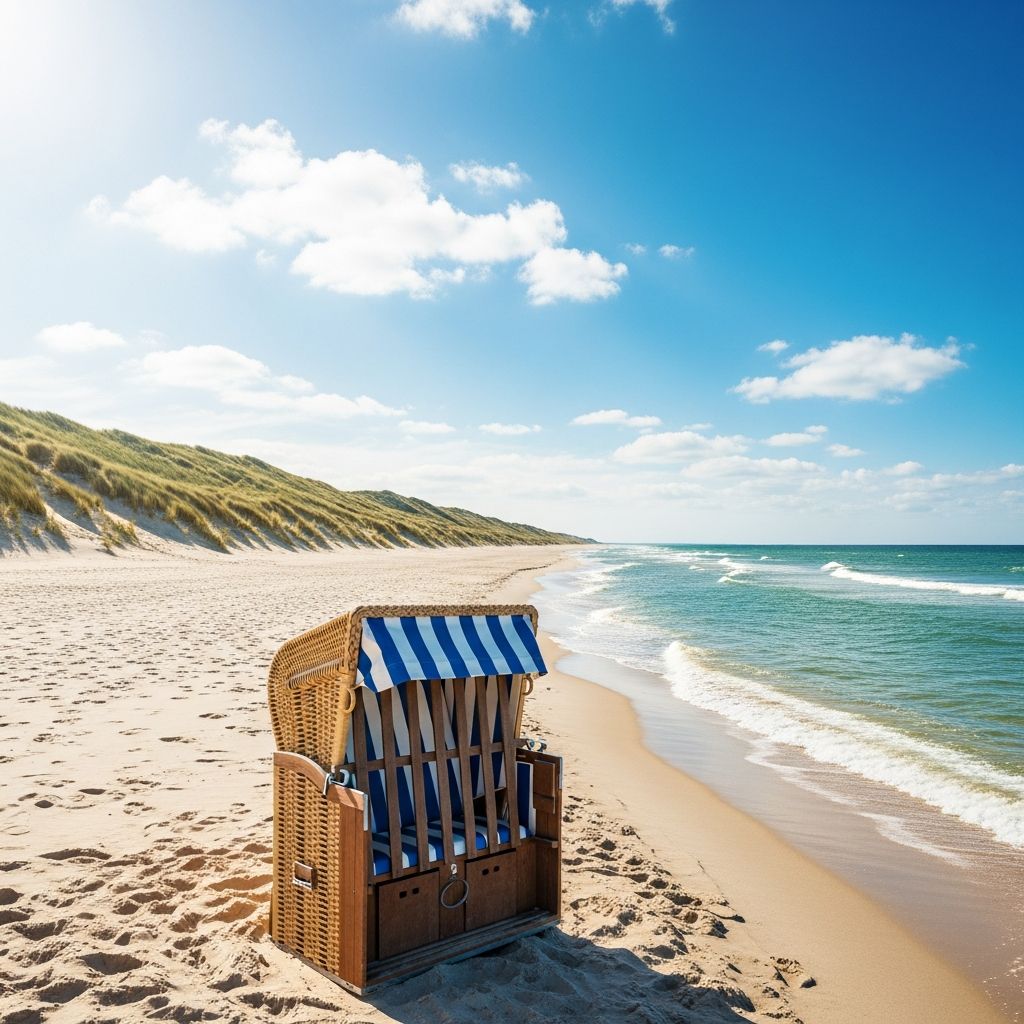 Discover Germany's stunning coastal and inland beaches, from windswept North Sea shores to serene Baltic sands and alpine lakes.