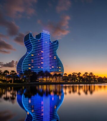 Discover the world's only guitar-shaped hotel in Florida, blending luxury stays, thrilling casinos, and rock 'n' roll vibes for an unforgettable escape.