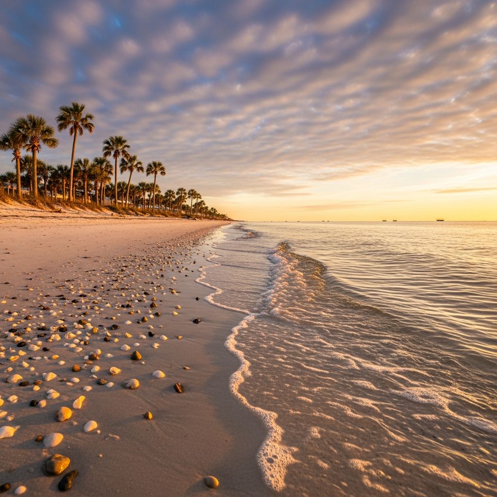 Explore stunning shorelines from Texas to Florida with our comprehensive guide.