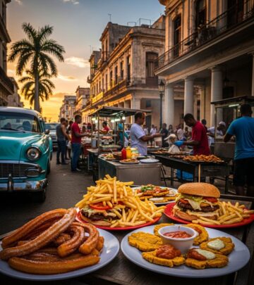 Discover the vibrant world of Old Havana's street eats, from crunchy fritters to sweet churros, blending local flavors with cultural insights on a flavorful adventure.
