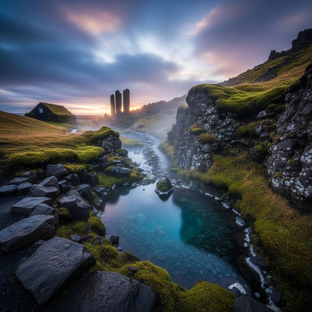 Discover Iceland's hidden treasures beyond the tourist trails, where locals unwind amid stunning, uncrowded natural wonders.