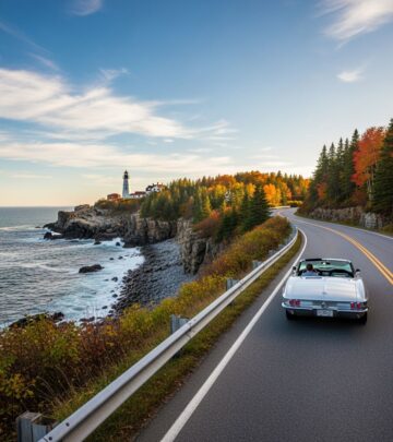 Discover the ultimate scenic drive along Maine's rugged coastline, from iconic lighthouses to charming seaside towns and Acadia National Park.