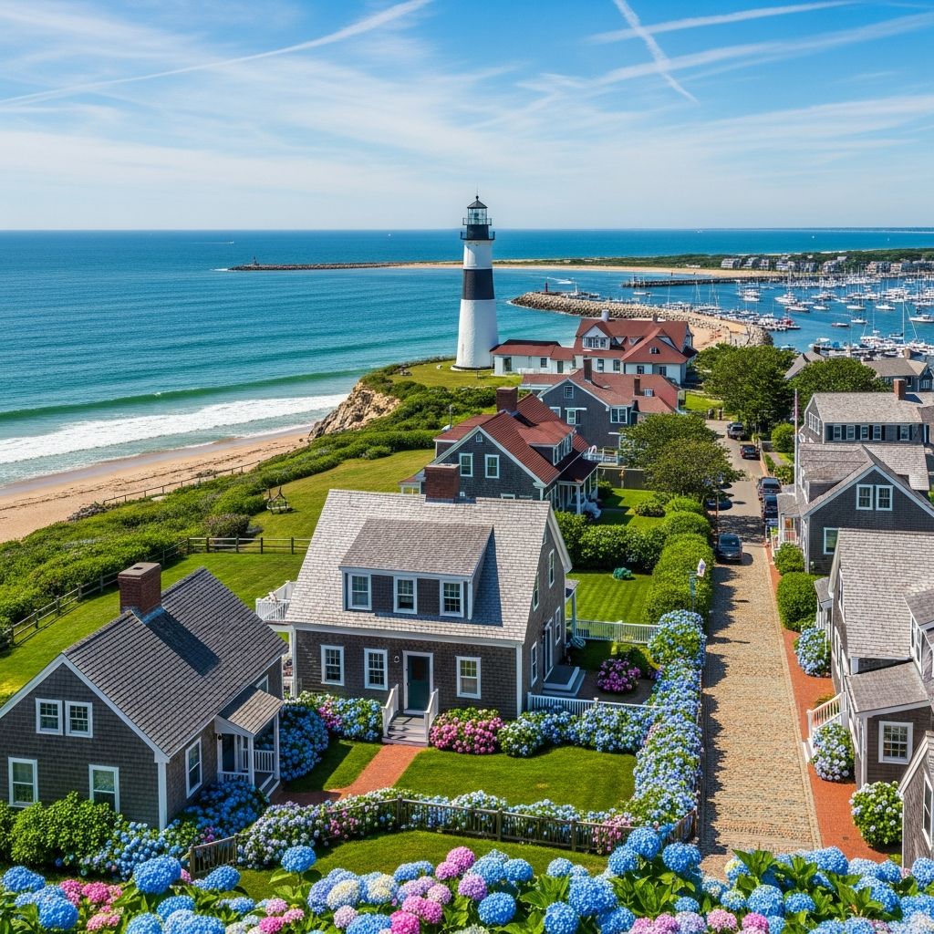Discover the charm of Nantucket: pristine beaches, rich history, and coastal elegance await on this Massachusetts gem.