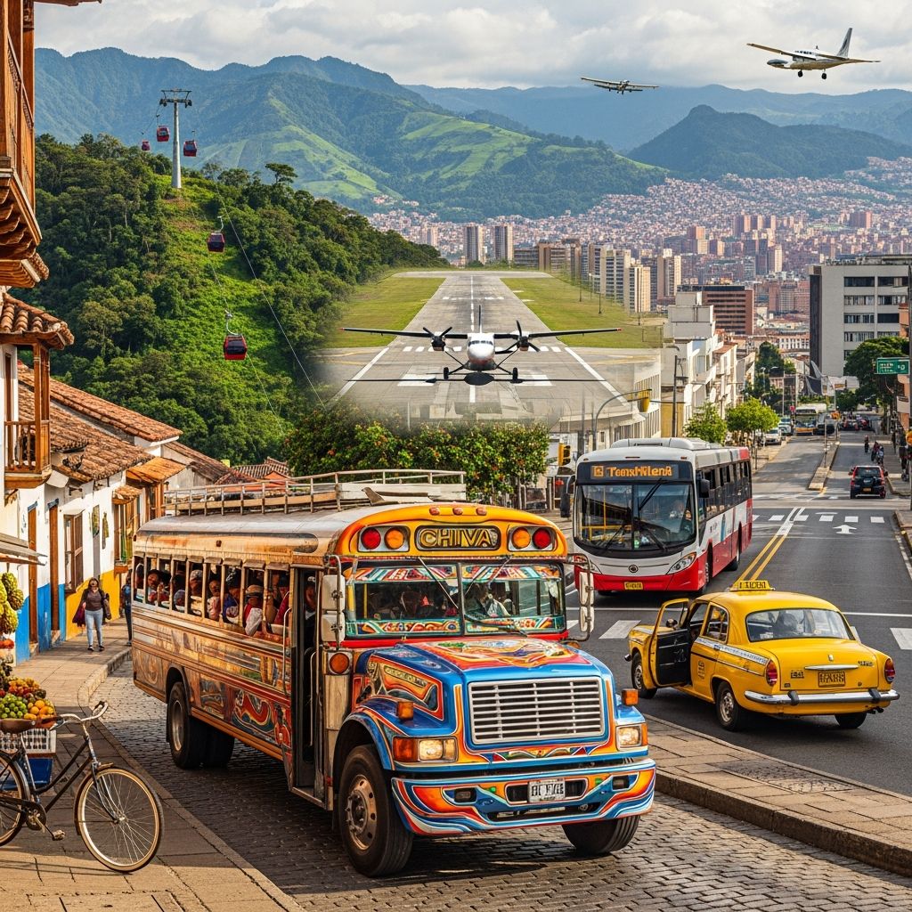 Master Colombia's diverse transport options for seamless regional exploration