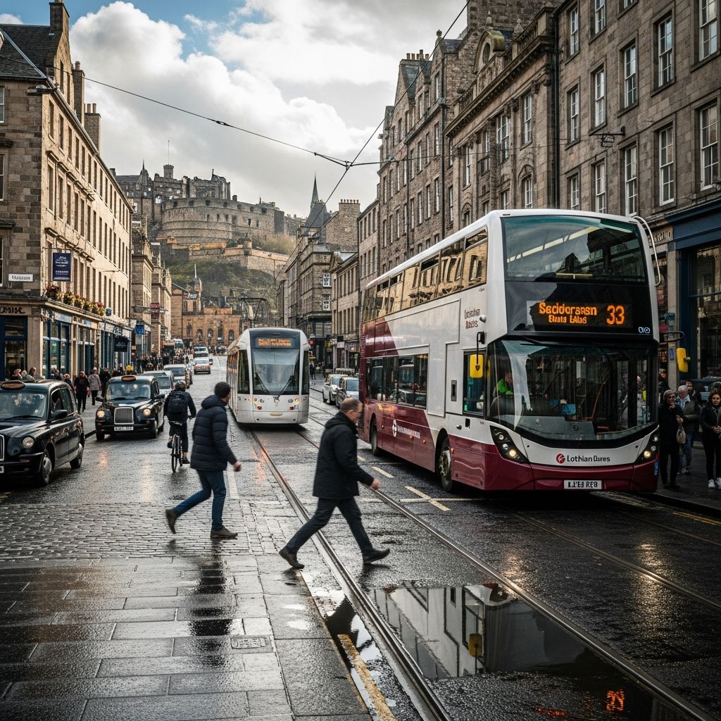 Master Edinburgh's diverse transit options for seamless city exploration