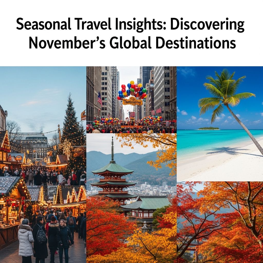 Explore the world's most compelling destinations when autumn transitions to winter.