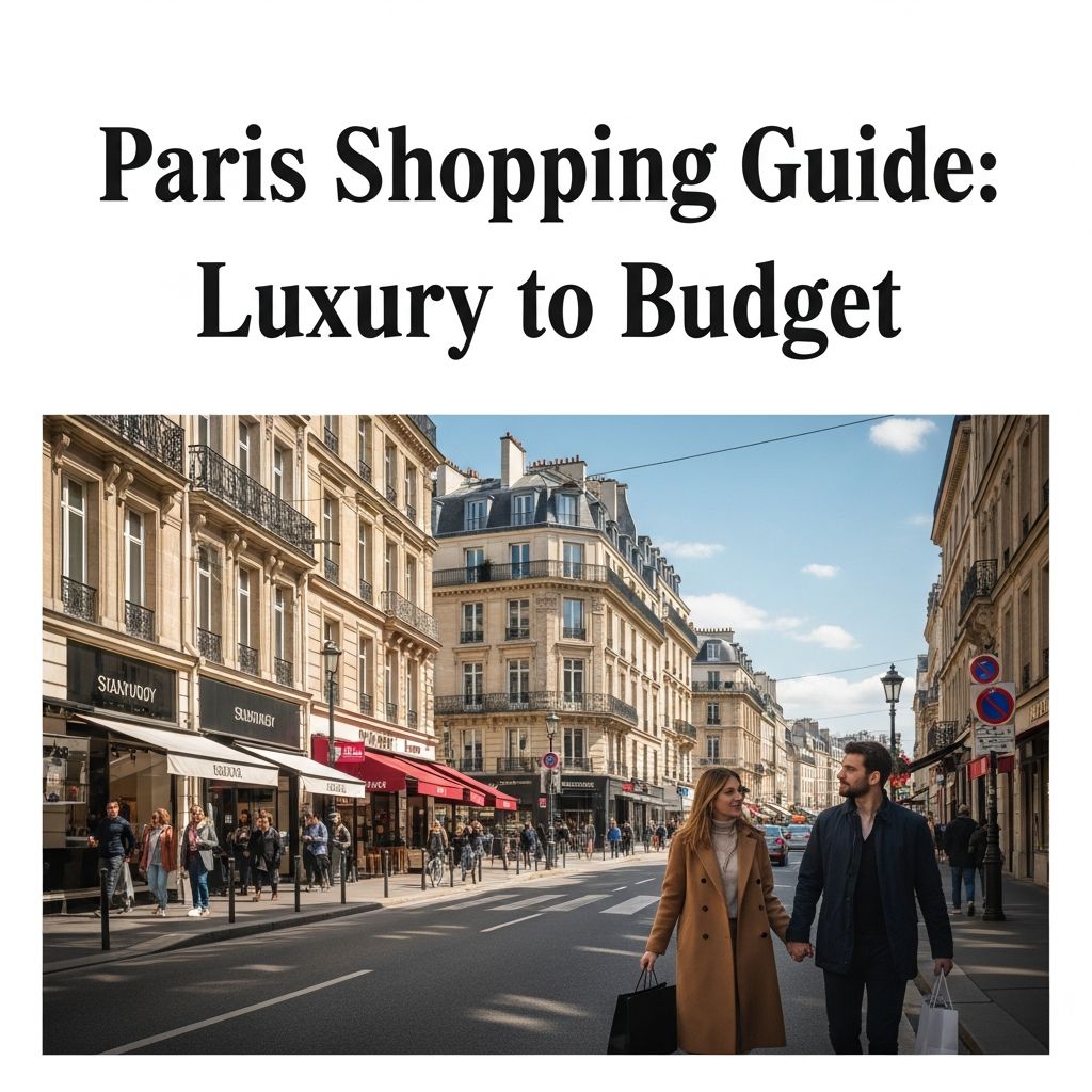 Explore Paris's premier shopping destinations from haute couture to street markets.