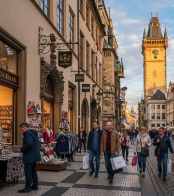 Discover Prague's vibrant shopping scene, from luxury boulevards to bustling markets and unique local finds for every budget.