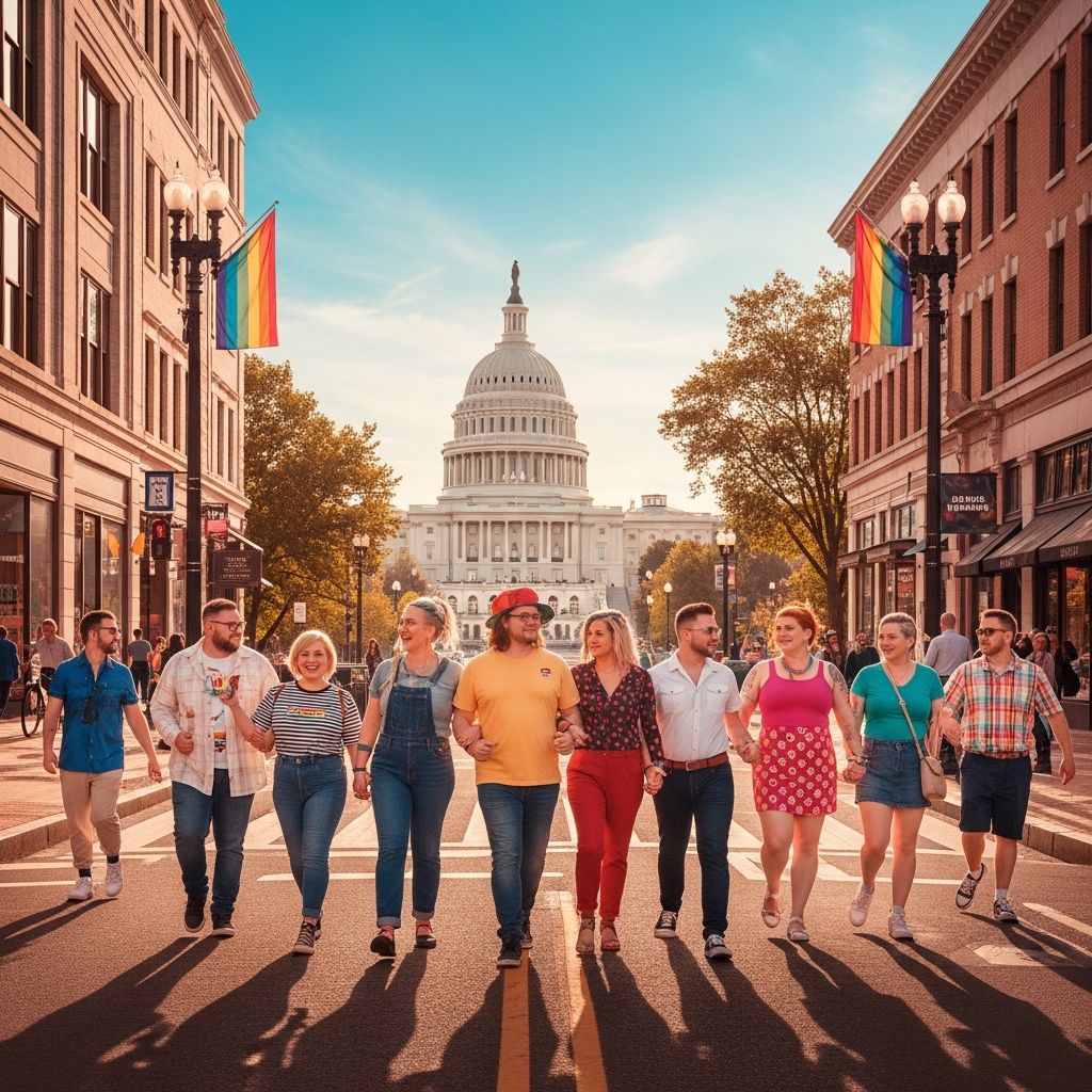 Discover the vibrant LGBTQ+ scene in Washington DC, from historic neighborhoods to lively events and welcoming spots.