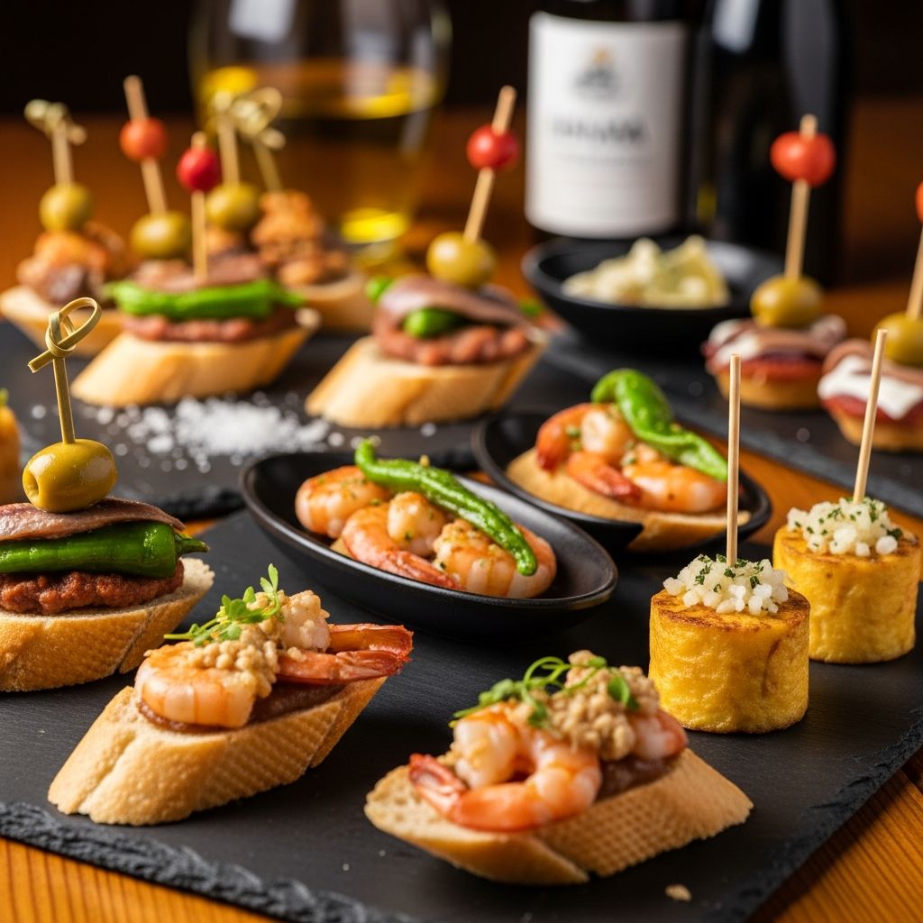 Discover authentic Basque flavors through pintxos bars and local gems