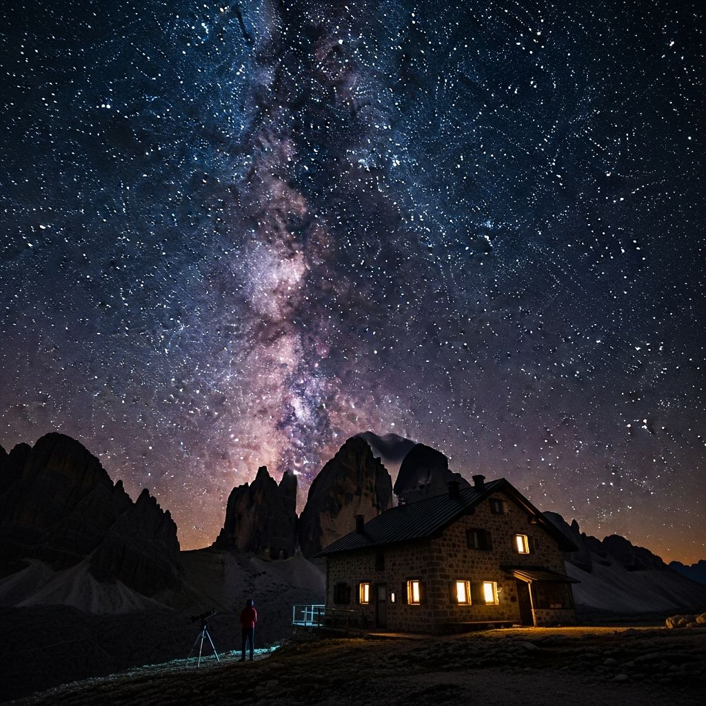 Discover Italy's darkest skies in alpine valleys where mountains block city lights for unforgettable celestial views.