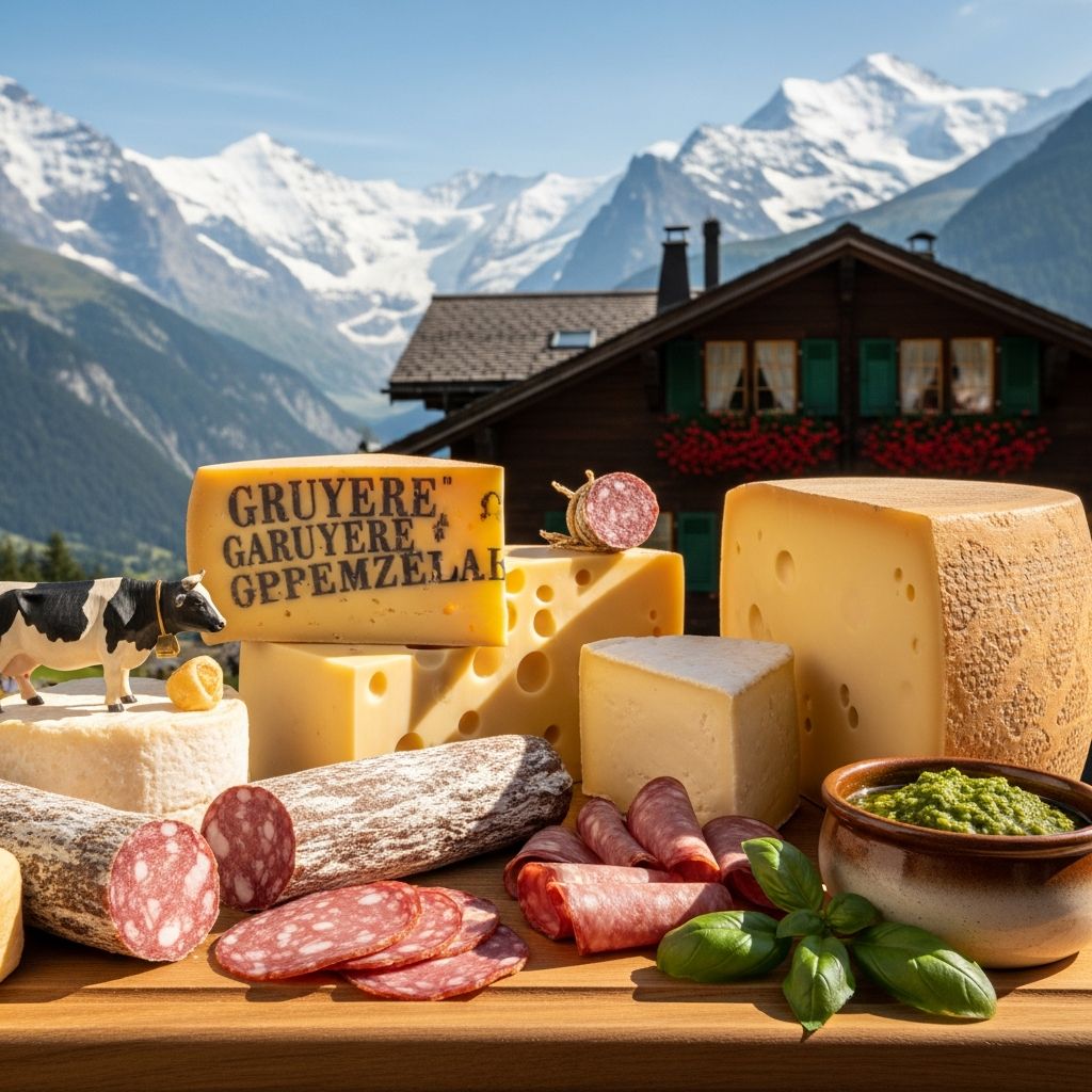 Discover the iconic flavors of Switzerland, from melted cheese delights to crisp wines and alpine pastries that define this mountain nation's gastronomy.