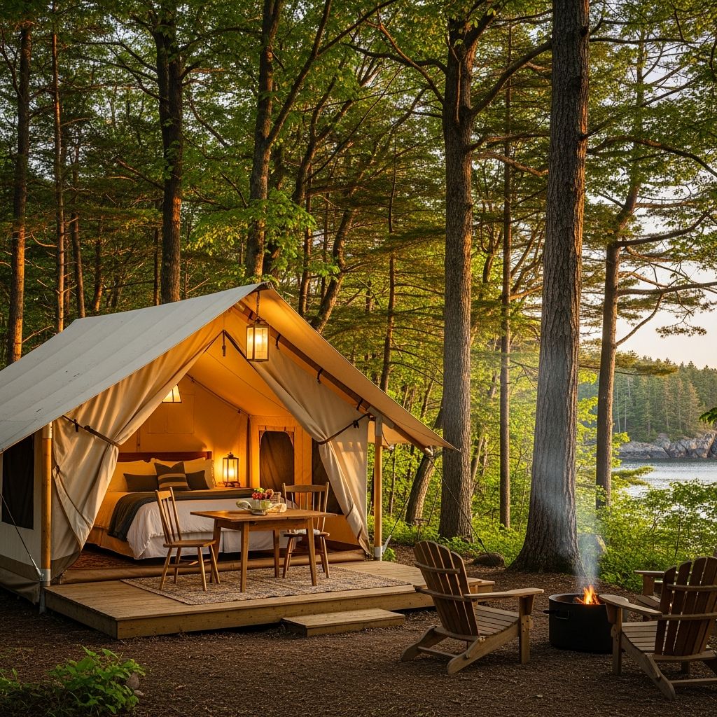 Discover elevated outdoor adventures at Terramor Outdoor Resort, where glamping meets Acadia National Park's natural splendor in Maine.