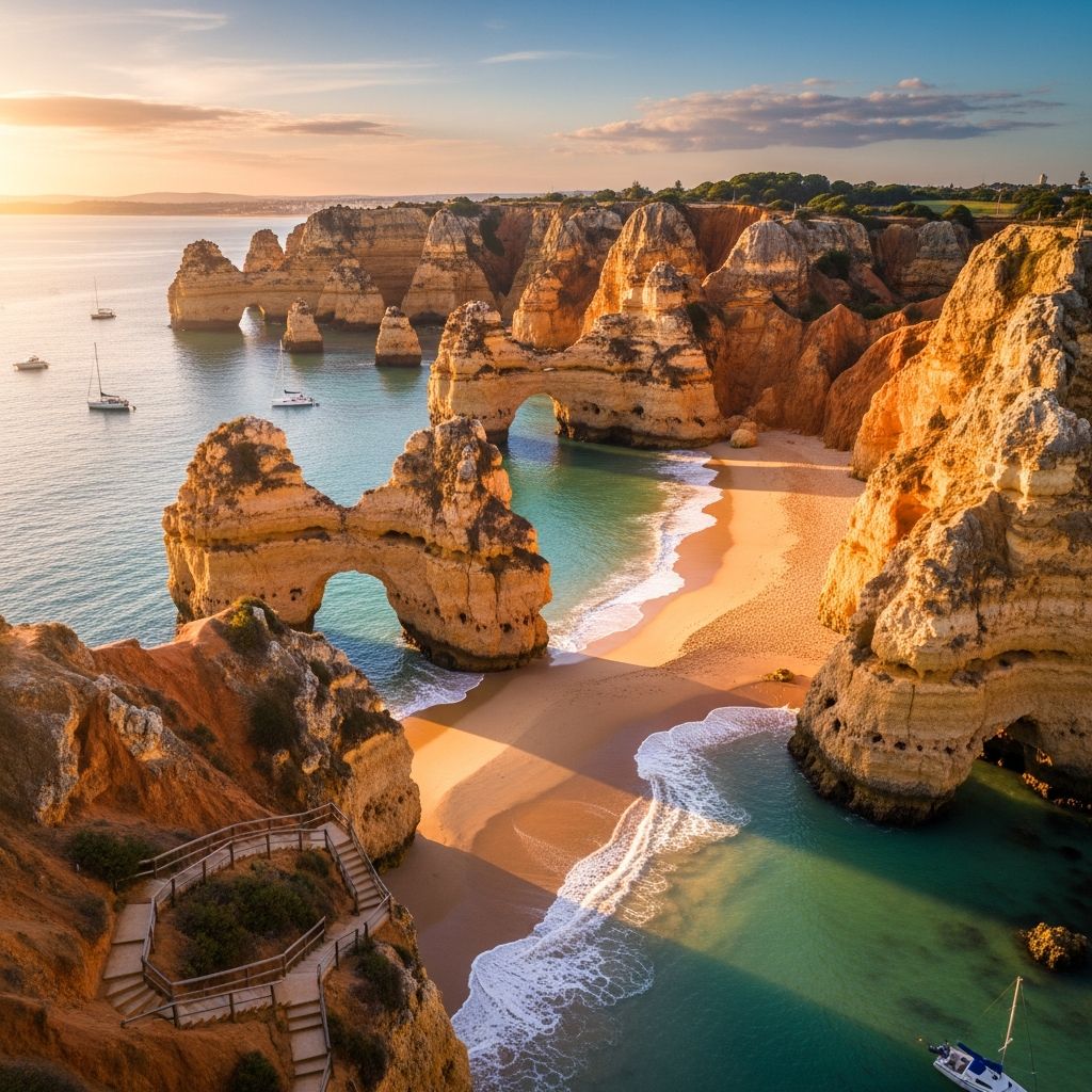 Discover Portugal's Algarve: stunning cliffs, golden sands, and hidden coves for your perfect beach escape.