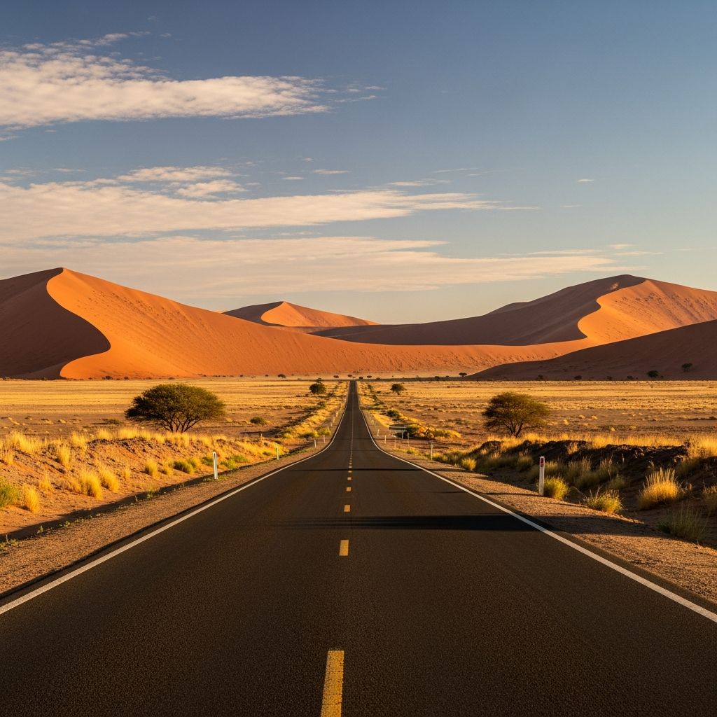 Discover Namibia's epic drives through towering dunes, wildlife havens, coastal seals, rugged canyons, and lush river valleys on unforgettable self-drive adventures.