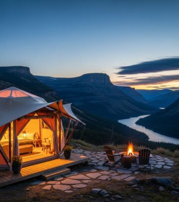 Discover luxurious glamping havens in the world's most isolated corners, blending comfort with untouched nature.