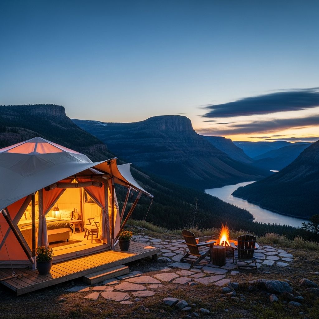 Discover luxurious glamping havens in the world's most isolated corners, blending comfort with untouched nature.