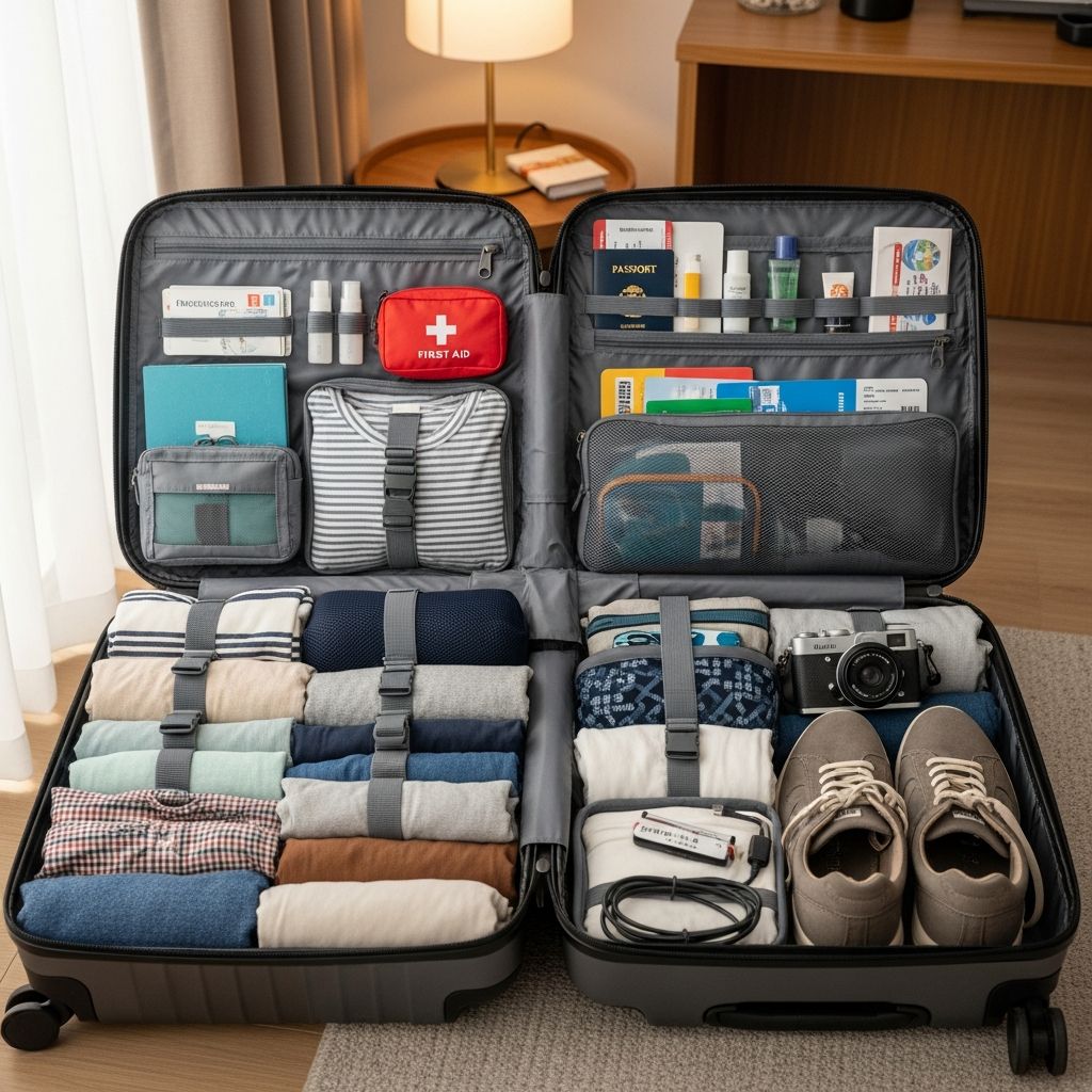 Master the art of packing light for your round-the-world adventure with expert tips on gear, clothes, and organization.